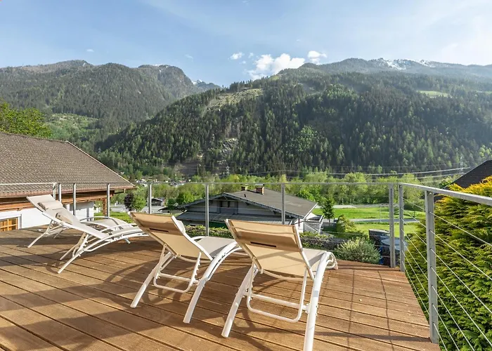 Ferienhaus Bergpanorama Mit Sauna & Grossem Garten