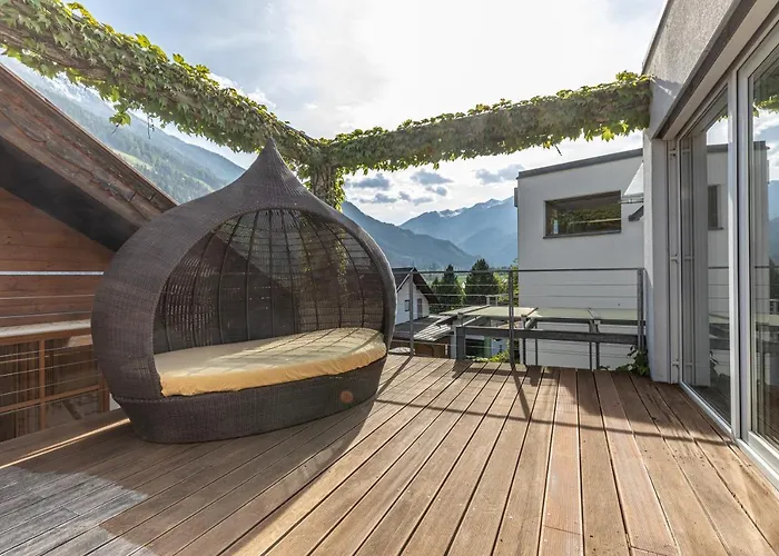Ferienhaus Bergpanorama Mit Sauna & Grossem Garten